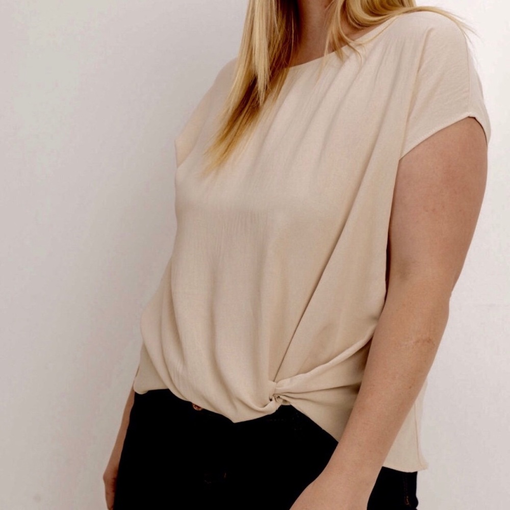 Plus Size Front Knot Top